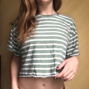 Striped Crop Top